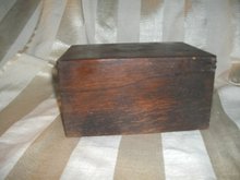 Antique Solid Oak Box w/Lid