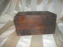 Antique Solid Oak Box w/Lid