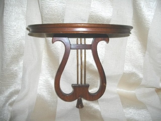 Vintage Wooden Harp Shelf