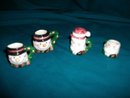 Miniature Santa Tea Set