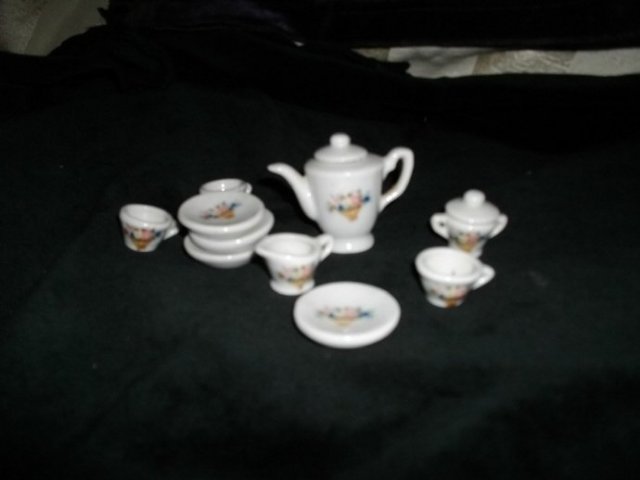 Miniature Porcelain Tea Set