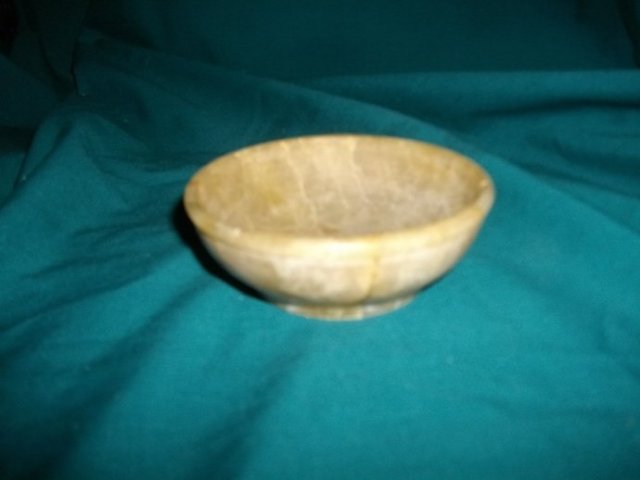 Antique Carved Jade Bowl