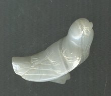 Antique Carved Alabaster Bird