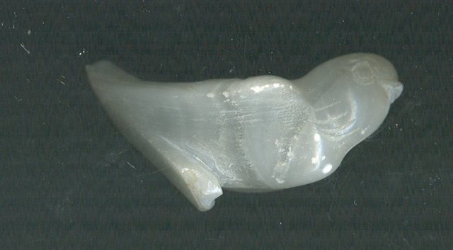 Antique Carved Alabaster Bird