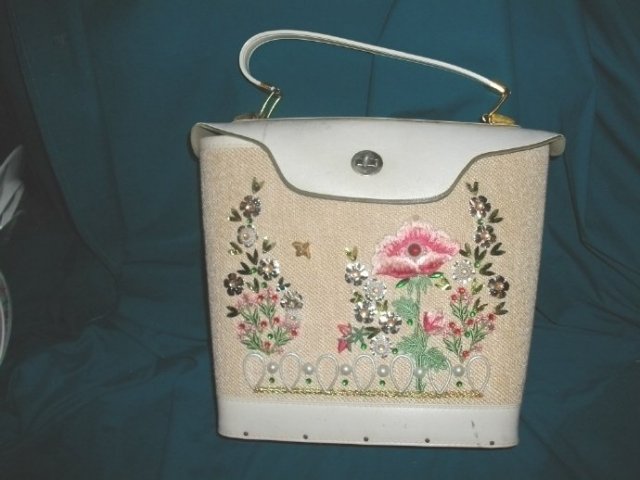 Vintage Beaded Jeweled Handbag Purse **MIB**