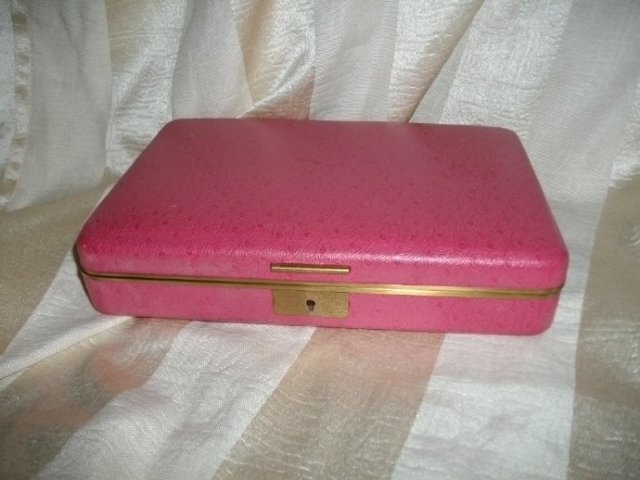 Vintage Farrington Texol Jewelry Box