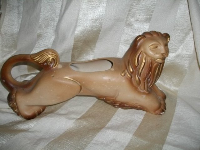 Vintage Large Oriental Lion Planter