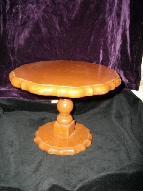 Vintage Hand Made Wooden Table Riser
