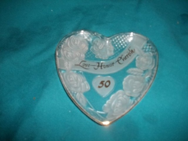 Vintage 50th Anniversary Dish