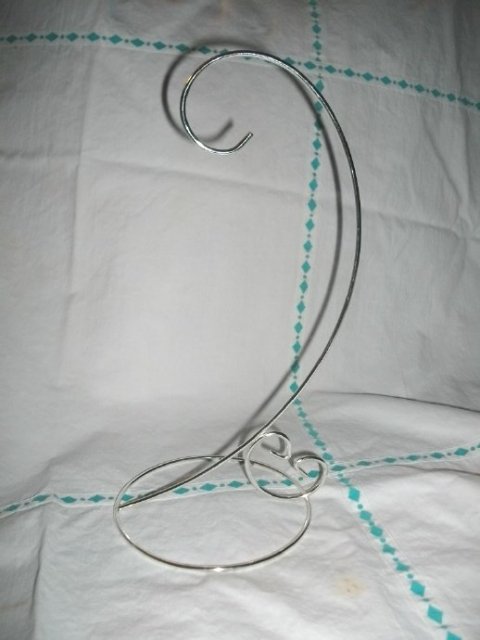 Chrome Ornament Holder or Collectible Display