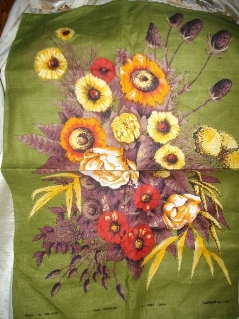 Vintage Lamont Linen Kitchen Towel