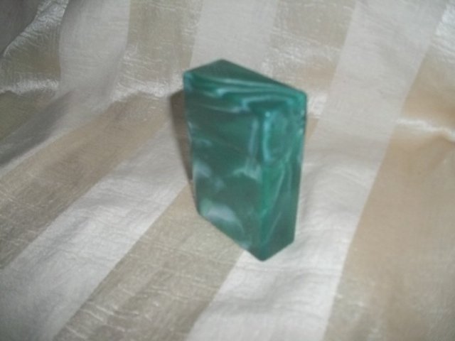 Green & White Swirl Hard Plastic Cigarette Case