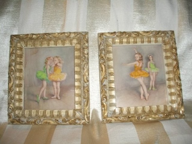 Vintage Ballerina's Prints ** Pair