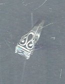 Vintage Sterling Silver Ring w/Large Stone