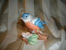 Vintage Lefton Baby Robin Porcelain Bird