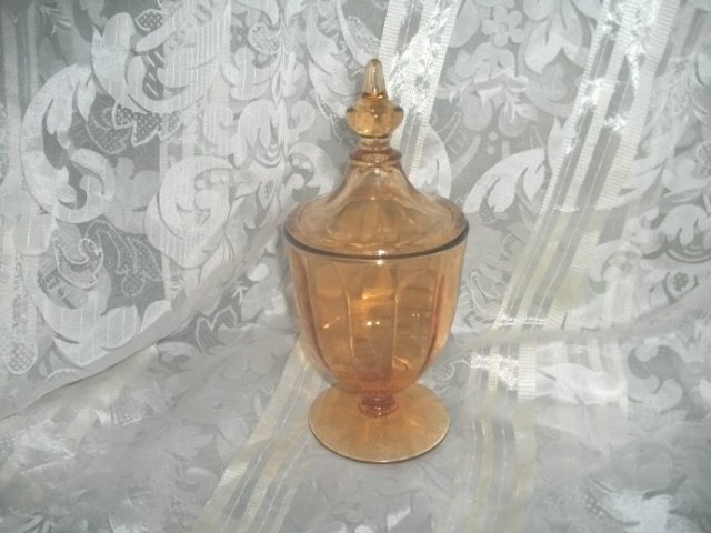 Vintage Glass Candy Dish