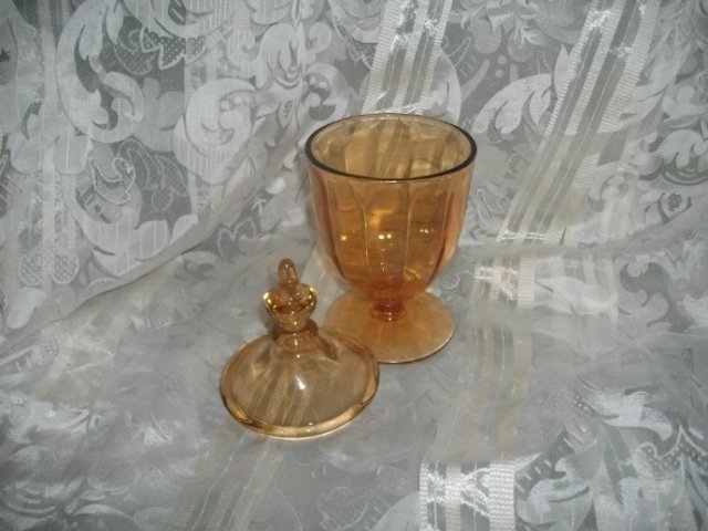 Vintage Glass Candy Dish