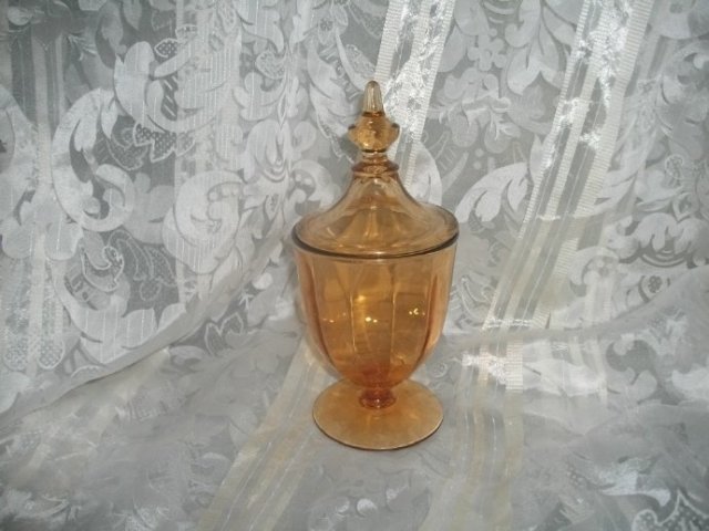 Vintage Glass Candy Dish