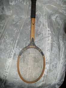 Vintage Wooden Tennis Racket