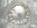 Vintage Ornate Silver Serving Tray
