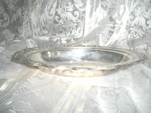Vintage Oval Silverplate Serving Dish