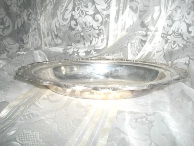 Vintage Oval Silverplate Serving Dish