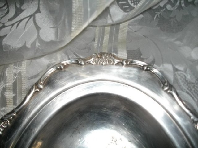 Vintage Oval Silverplate Serving Dish