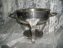 Vintage Leonard Silverplate Chaffing Dish Burner