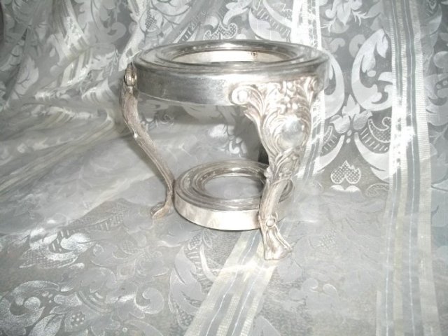 Vintage Silver Burner for Glass Coffee Pot