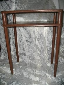 Vintage Wood Writing Table Desk