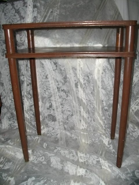 Vintage Wood Writing Table Desk