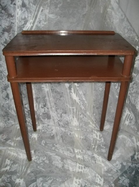 Vintage Wood Writing Table Desk