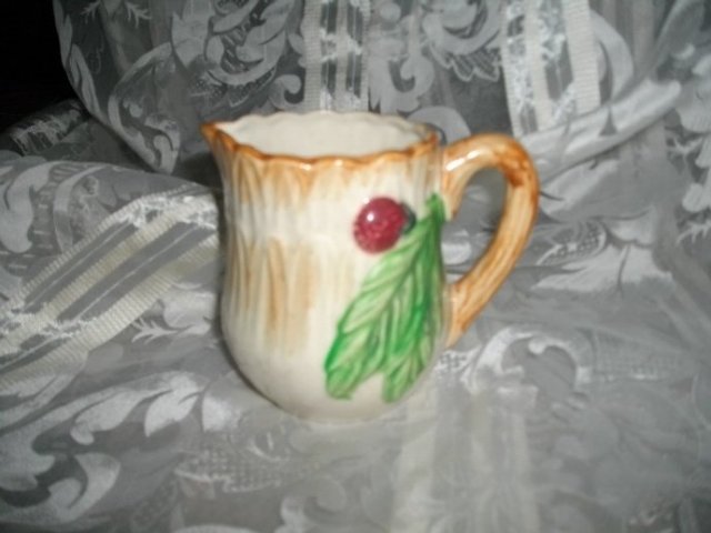 Vintage Majolica Small Pitcher