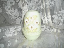 Vintage Custard Glass Fairy Lamp