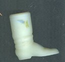 Vintage Fenton Custard Glass Boot