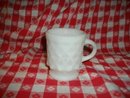 Vintage Fire King Quilted Mug