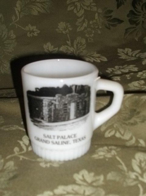 Vintage Fire King Stackable Advertising Mug