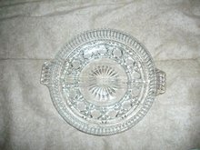 Vintage EAPG Glass Divided Dish