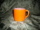 Vintage Federal Bright Orange Mug