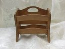 Vintage Small Wooden Magazine Holder