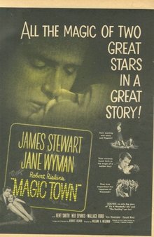 1947 Movie Ad James Stewart Jane Wyman in