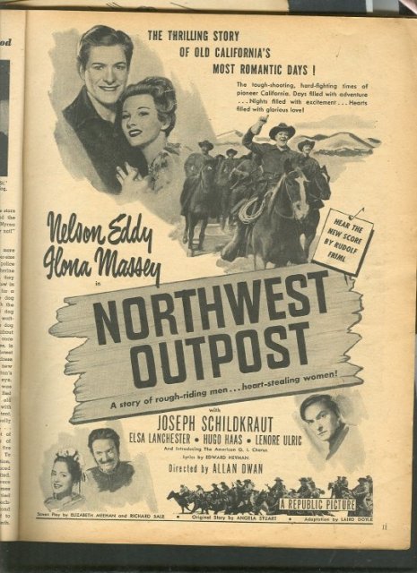 Vintage Western Movie Ad