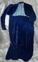 Vintage 2 Pc Velvet Dress