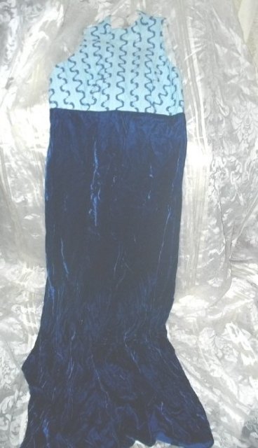 Vintage 2 Pc Velvet Dress