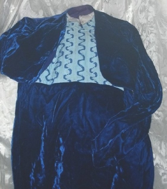 Vintage 2 Pc Velvet Dress