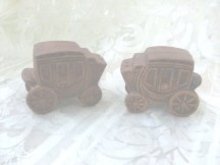 Vintage Stage Coach Salt & Pepper Shakers