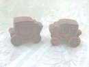 Vintage Stage Coach Salt & Pepper Shakers