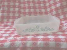 Vintage Square Glass Baking Dish