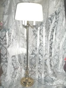 Vintage Floor Lamp w/Shade Pair