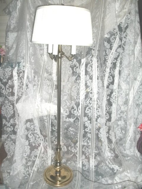 Vintage Floor Lamp w/Shade Pair